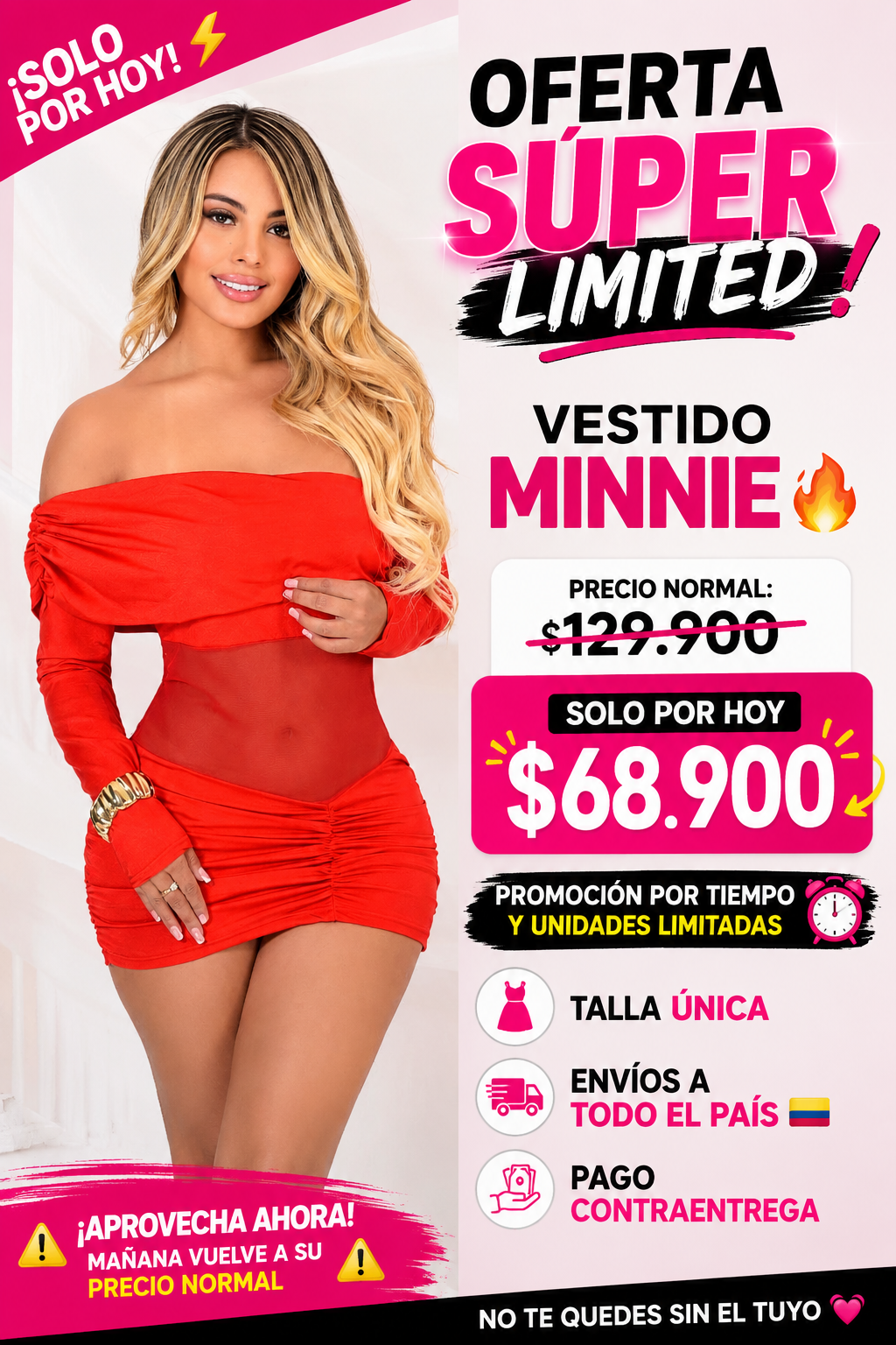 VESTIDO MINNIE